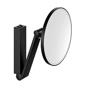 Keuco Kosmetikspiegel Косметическое зеркало подвес., 5ти крат. увелич., подсвет., цвет: хром черный 17612 139004