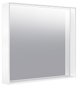 Keuco Plan Зеркало прямоугольное с подсветкой, подвесное 80x10,5x70h см, цвет: трюфель 33097 142500