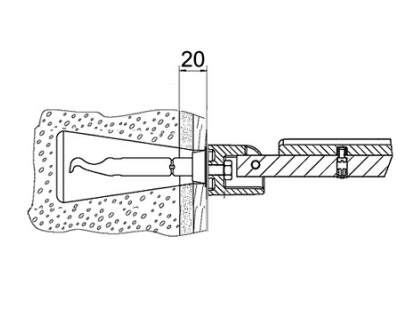 Keuco Plan Care Крепёжный комплект для складного сиденья 34997 000100