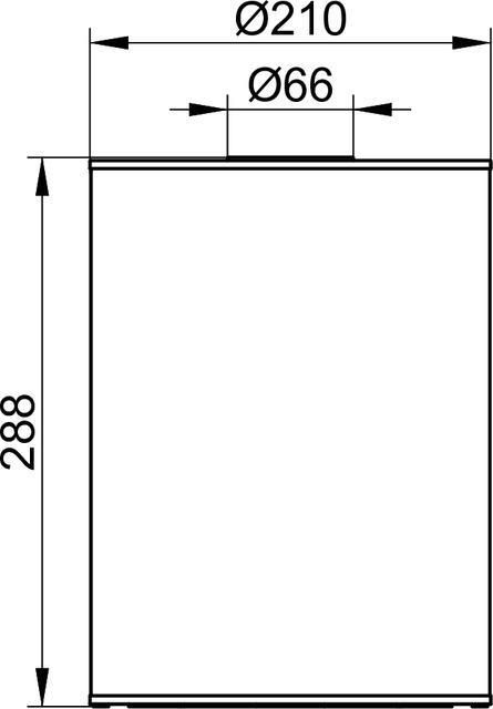 Keuco Plan Мусорное ведро на 5л, напольное, цвет: хром/белый 49890 70051