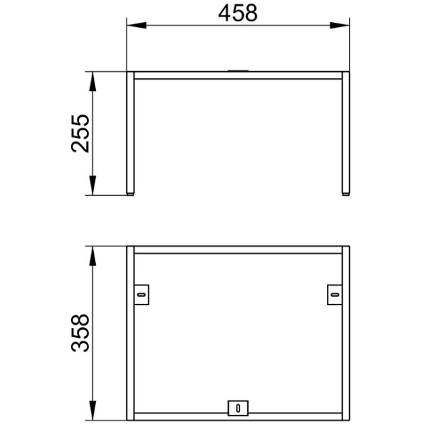 Keuco Plan Ножки для мебели 46x36x25,5h см 32998 180007