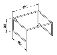 Keuco Plan Ножки для мебели 50x47x25,5h см 32998 290001