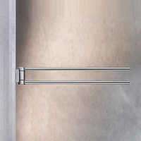 Keuco Plan Полотенцедержатель двойной, поворотный 30 см, цвет: нержавеющая сталь 14919 070000