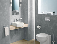 Keuco Plan Мыльница со стеклянной чашей, подвесная, цвет: алюминий 14955 179000