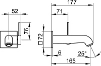 Keuco Ixmo Смеситель для раковины, цвет: черный матовый 59516 370202