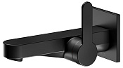 Keuco Ixmo Смеситель для раковины рычажный, встраиваемый, цвет: черный матовый 59516 370302