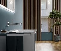 Keuco Ixmo Смеситель для раковины рычажный, встраиваемый, цвет: черный матовый 59516 371302