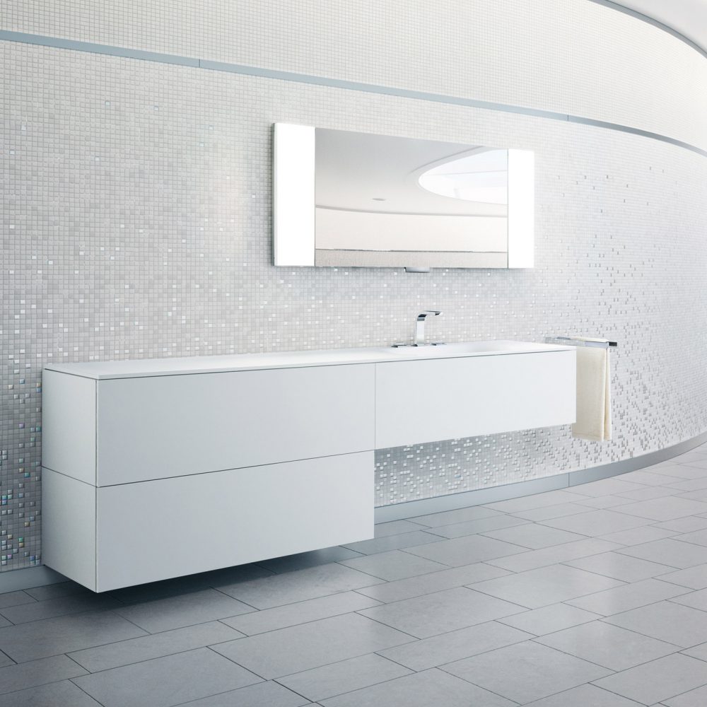 Keuco Edition 11 Тумба боковая подвесная 105x35x70h см, цвет: кашемир 31325 180000