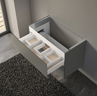 Keuco Plan Тумба под раковину, подвесная 100x49x60,5h см, инокс 32973 290000