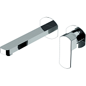 Cisal Roadster Смеситель для раковины встраиваемый, внешняя часть, длина излива 20 см, цвет: chrome RR00551021