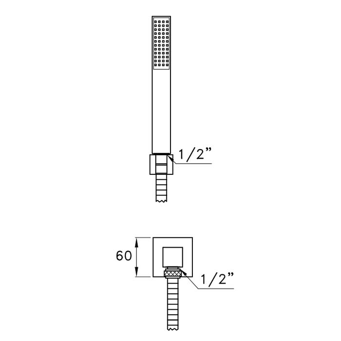 CASANOVA 304A  Ручной душ с выпуском и держателем,шлангом Stella CS03109CR00