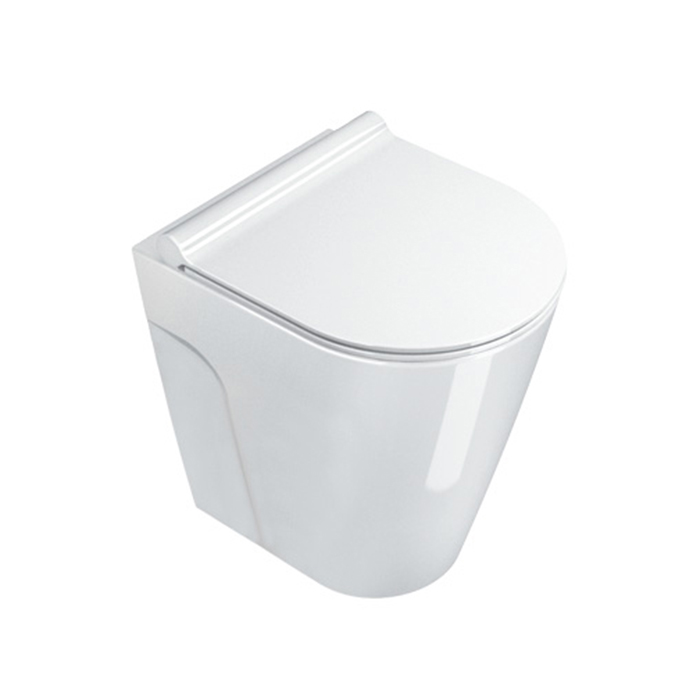 Catalano Zero Унитаз напольный 35x45 см, покрытие Cataglaze, цвет: белый глянцевый 1VP4500