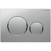 Geberit Sigma 20 Кнопка смыва для инсталляции, пластик, цвет хром матовый, окантовка хром глянец 115.882.KN.1