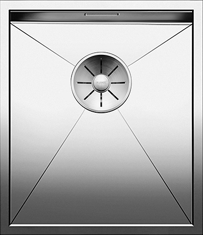 Blanco Zerox Кухонная мойка, встр. снизу 38x44x17,5h, цвет: сталь 521583