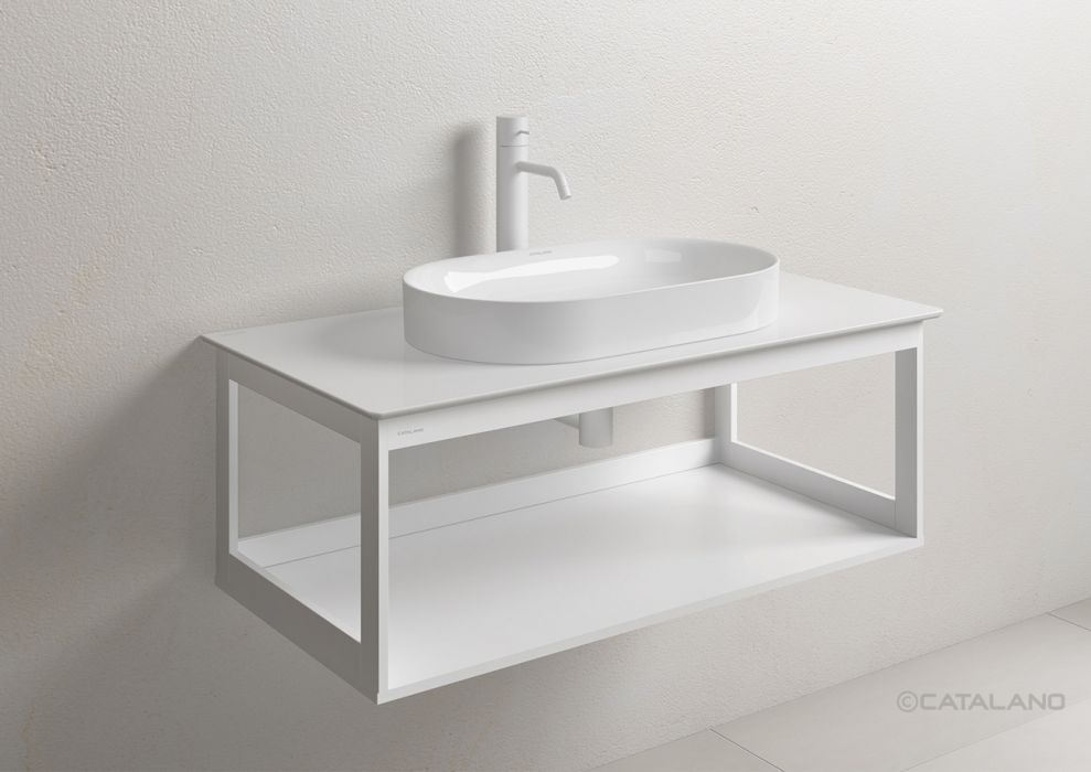 Catalano Ceramic Top Столешница керамическая 100x50 см, цвет: белый глянцевый 0831000001