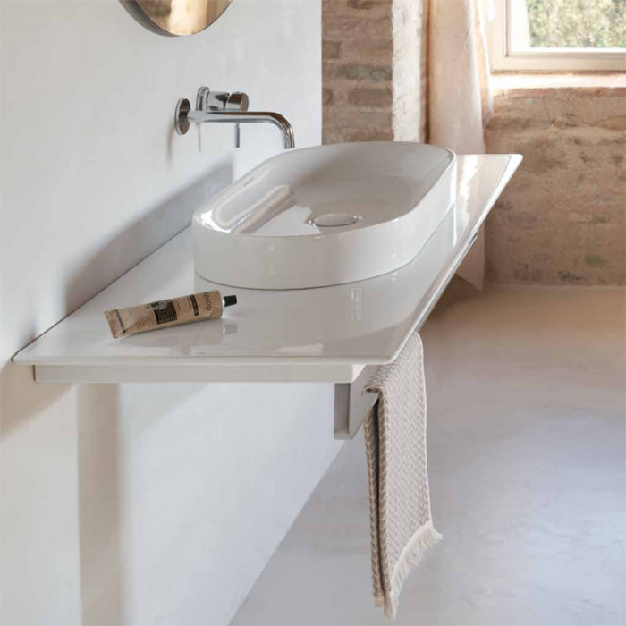 Catalano Ceramic Top Столешница керамическая 100x50 см, цвет: белый глянцевый 0831000001