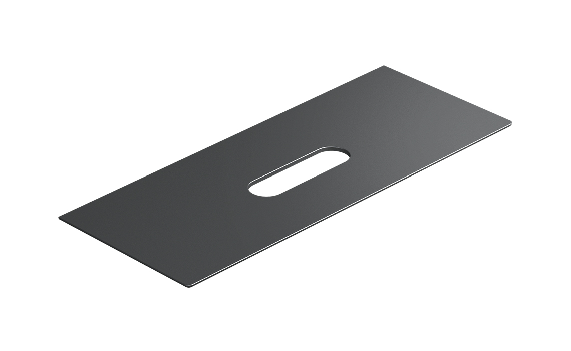 Catalano Ceramic Top Столешница керамическая 125x50 см, цвет: черный матовый 0831250022