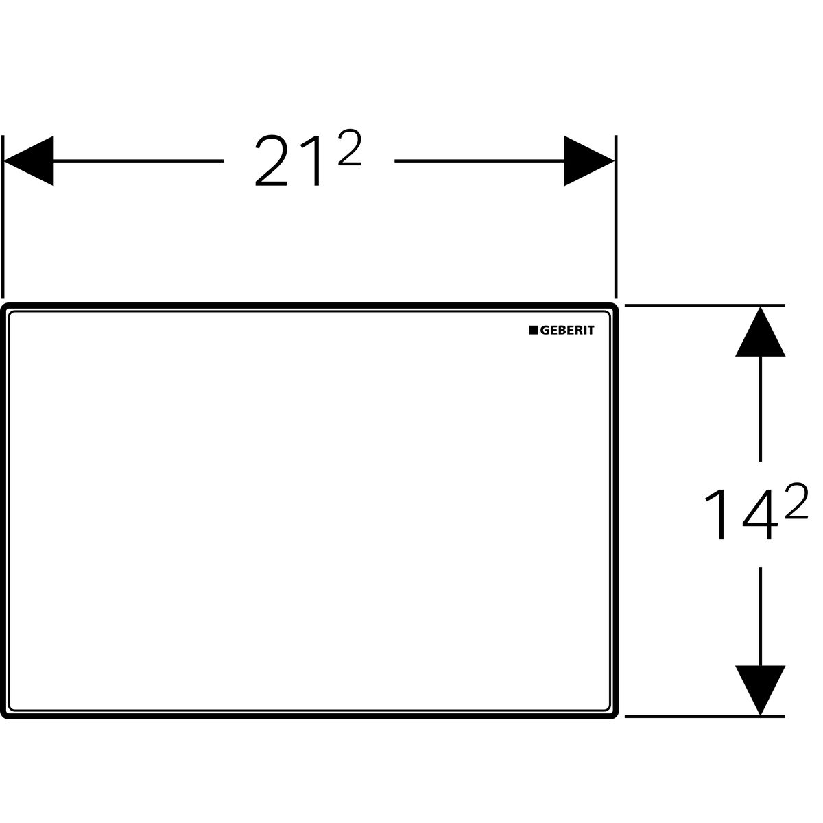 Geberit Omega Защитная крышка окна доступа 115.082.00.1
