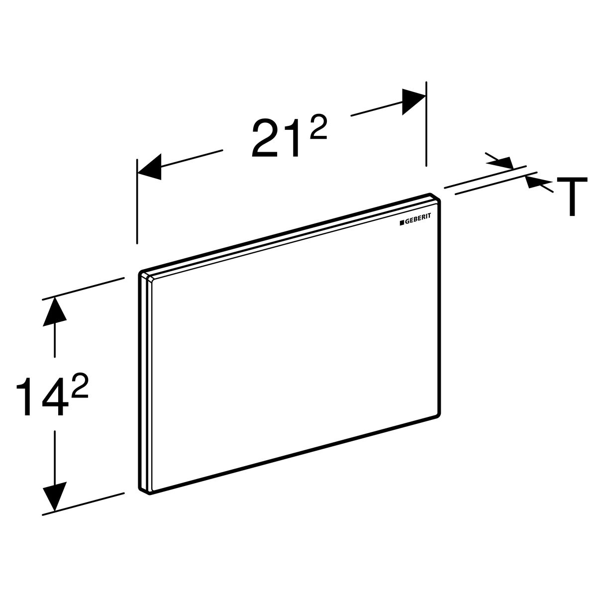 Geberit Omega Защитная крышка окна доступа 115.082.00.1