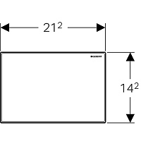 Geberit Omega Защитная крышка окна доступа 115.082.00.1