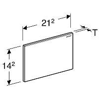 Geberit Omega Защитная крышка окна доступа 115.082.00.1