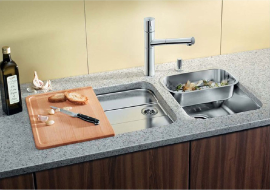 Blanco Supra Кухонная мойка, без клапана, встр. снизу 37x43x17,5h, цвет: сталь 518199