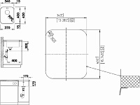 Blanco Supra Кухонная мойка, без клапана, встр. снизу 37x43x17,5h, цвет: сталь 518199