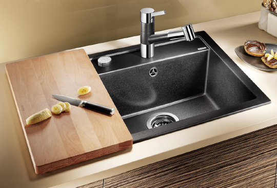 Blanco Dalago Кухонная мойка, встр. Сверху 46,5x51x19h, цвет: черный 517156