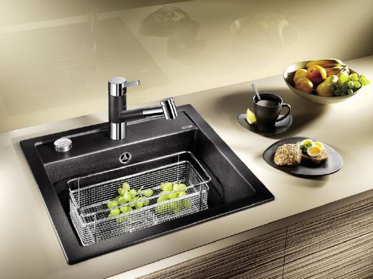 Blanco Dalago Кухонная мойка, встр. Сверху 46,5x51x19h, цвет: черный 517156