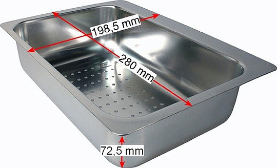 Blanco Коландер для моек 19,85x7,25xh, цвет: хром 217796