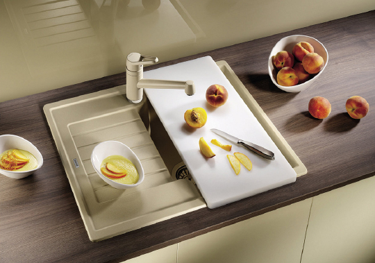 Blanco Zia Кухонная мойка, встр. сверху 61,5x50x19h, цвет: бежевый 516924