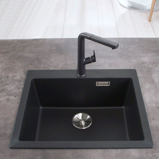 Blanco Pleon Кухонная мойка, встр. серху  61,5x51x22h, цвет: черный 521678