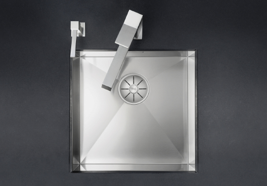 Blanco Zerox Кухонная мойка, встр. снизу 44x44x17,5h, цвет: сталь 521585