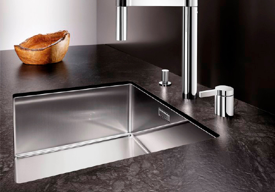 Blanco Claron Кухонная мойка, встр. снизу 54x44x19h, цвет: сталь 521577