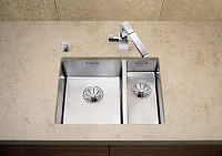 Blanco Claron Кухонная мойка, встр. снизу 58,5x44x19h, цвет: сталь 521609