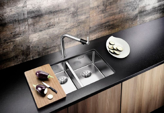 Blanco Claron Кухонная мойка, встр. снизу 58,5x44x19h, цвет: сталь 521610