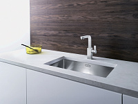 Blanco Claron Кухонная мойка, встр. снизу 74x44x19h, цвет: сталь 521581