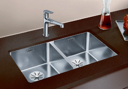 Blanco Andano Кухонная мойка, встр. сверху 74,5x44x19h, цвет: сталь 522983