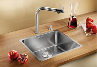 Blanco Andano Кухонная мойка, встр. снизу 49x44x19h, цвет: сталь 522963