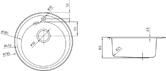 Iddis Suno Мойка кухонная 50,5x50,5x18h см, врезная, к столешнице, цвет: хром SUN50S0i77