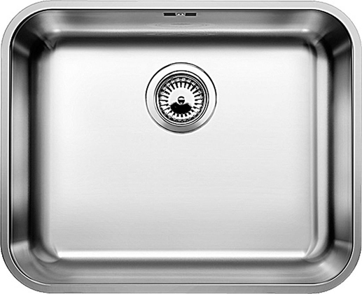 Blanco Supra Кухонная мойка без клапана, встр. снизу 53x43x17,5h, цвет: сталь 518205