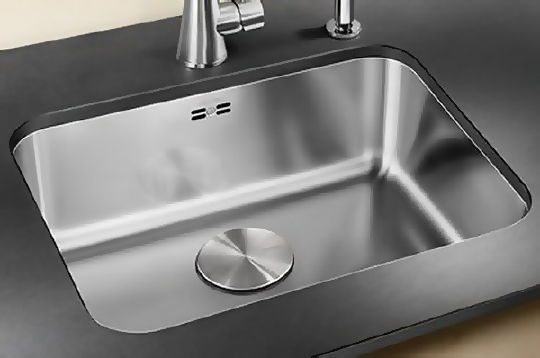 Blanco Supra Кухонная мойка без клапана, встр. снизу 53x43x17,5h, цвет: сталь 518205