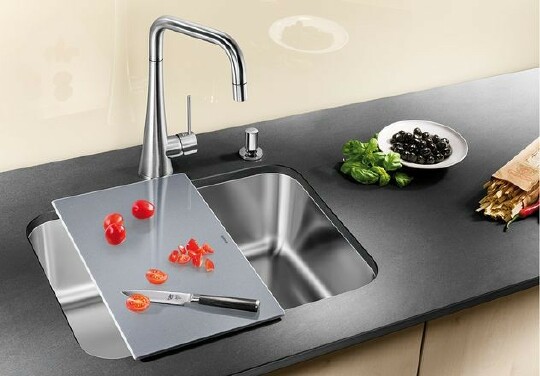 Blanco Supra Кухонная мойка без клапана, встр. снизу 53x43x17,5h, цвет: сталь 518205