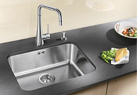 Blanco Supra Кухонная мойка без клапана, встр. снизу 53x43x17,5h, цвет: сталь 518205