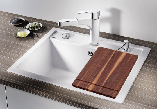 Blanco Dalago Кухонная мойка, встр. сверху 61,5x51x19h, цвет: белый 514199