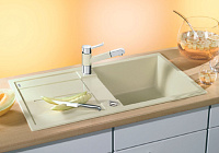 Blanco Metra Кухонная мойка, встр. сверху 86x50x19h, цвет: бежевый 513038