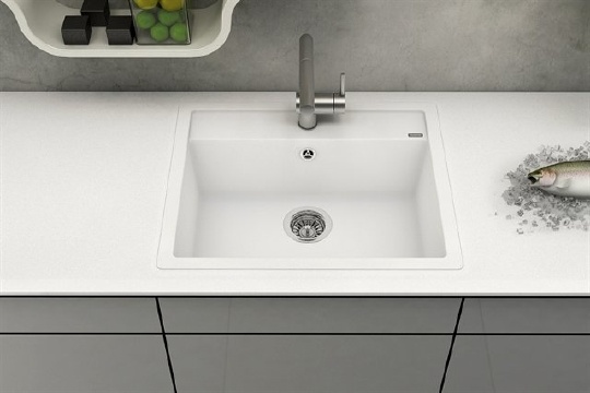 Blanco Dalago Кухонная мойка, встр. сверху 51,5x51x19h, цвет: белый 518524