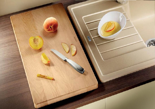 Blanco Zia Кухонная мойка, встр. сверху 61,5x50x19h, цвет: бежевый 516923