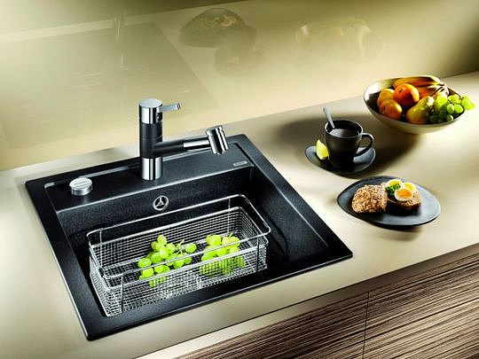 Blanco Корзина для кухонной мойки 16x36x13h, цвет: хром 223297