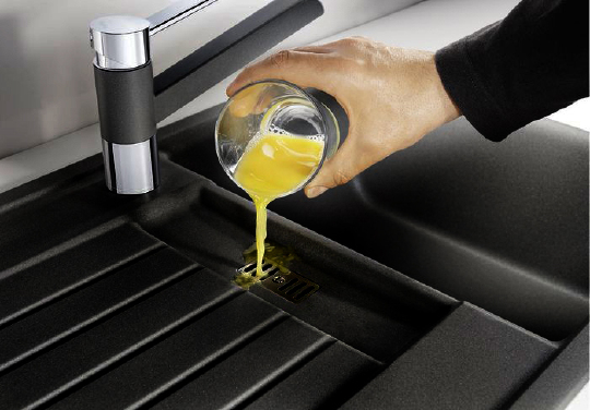 Blanco Zia Кухонная мойка, встр. сверху 78x50x19h, цвет: черный 514732